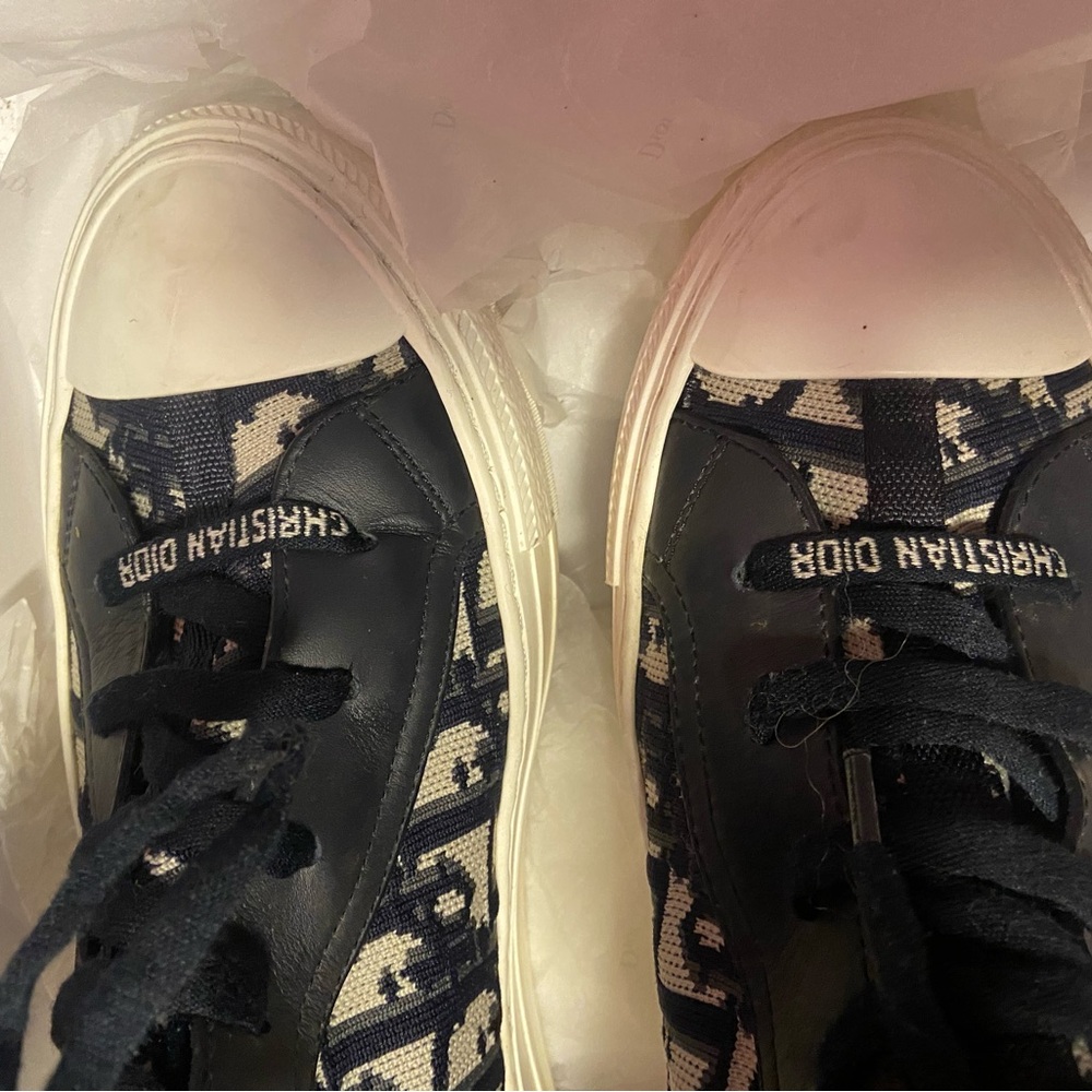 Dior Monochrome Canvas Sneakers - Picture 5 of 7